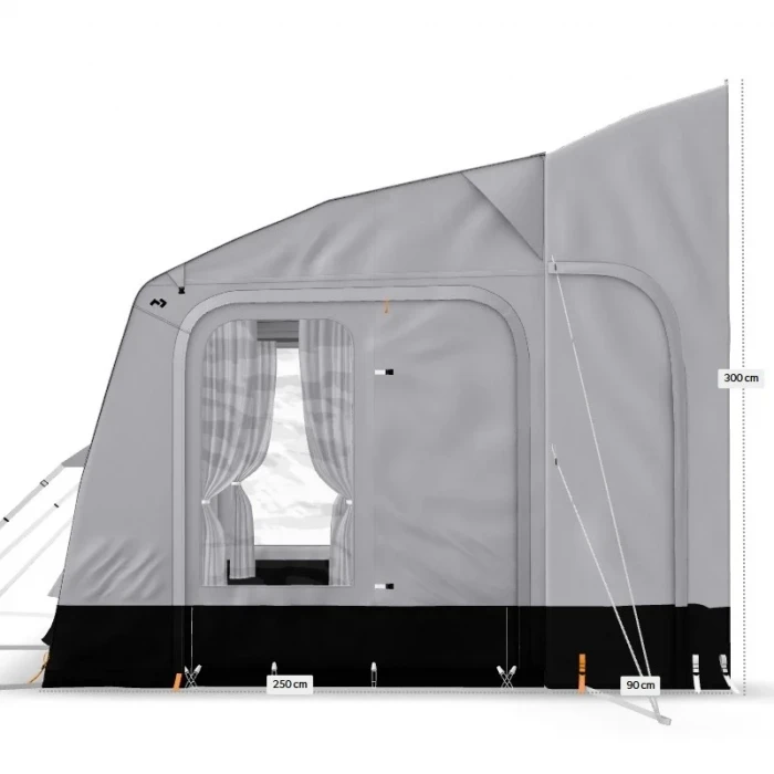 Dometic Rally AIR Tour 390DA 390cm Bağımsız Şişme Çekme ve MotoKaravan Çadırı (Drive Away)