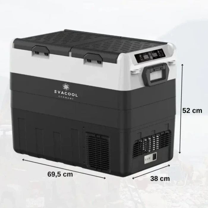 Evacool EVA 55AX 12/24V 50L Çift Bölmeli Kompresörlü Taşınabilir Buzdolabı