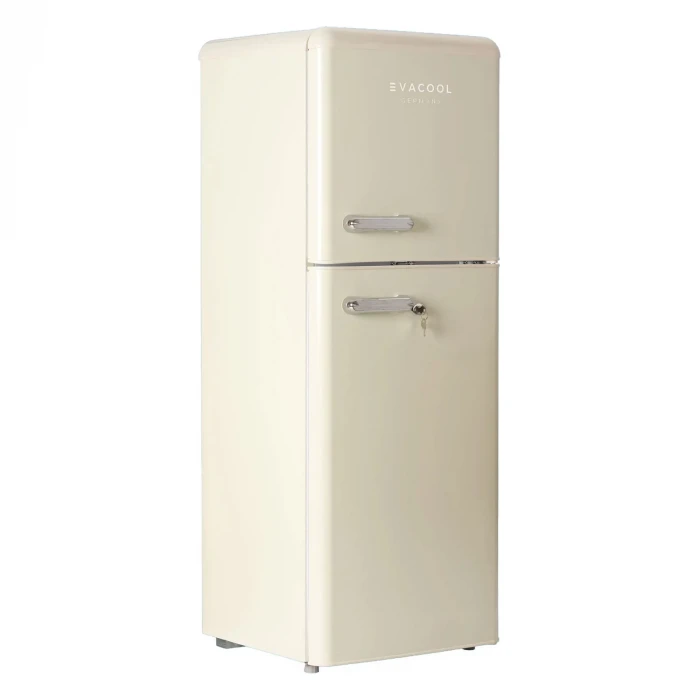 EvaCool Eva RM138 Retro Bej 138Lt 12-24V Sabit Kompresörlü Karavan Buzdolabı