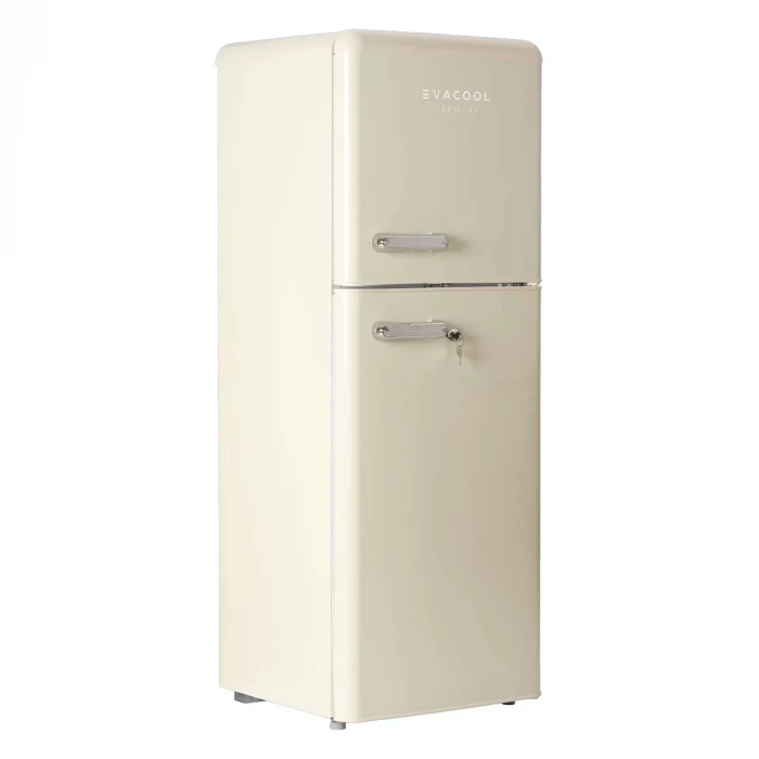 EvaCool Eva RM138 Retro Bej 138Lt 12-24V Sabit Kompresörlü Karavan Buzdolabı