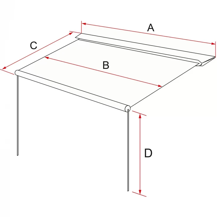 Fiamma CaravanStore 255 x 225 Beyaz Torba Tipi Tente