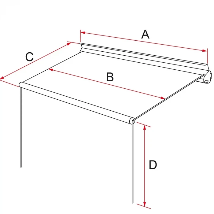 Fiamma F35 Pro 2.50 x 2.25 Siyah Torba Tipi Tente
