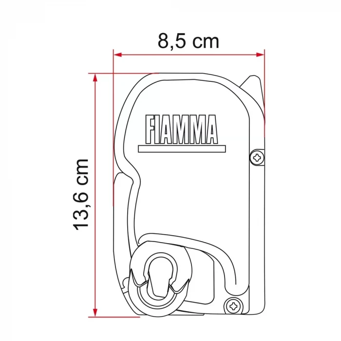 Fiamma F45s 3.00 x 2.50 Beyaz Duvar Tipi Karavan Tentesi