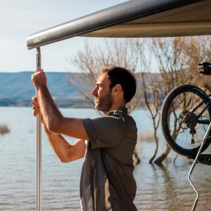 Fiamma F80s 4.25 x 2.50 Beyaz Çatı Tipi Karavan Tentesi