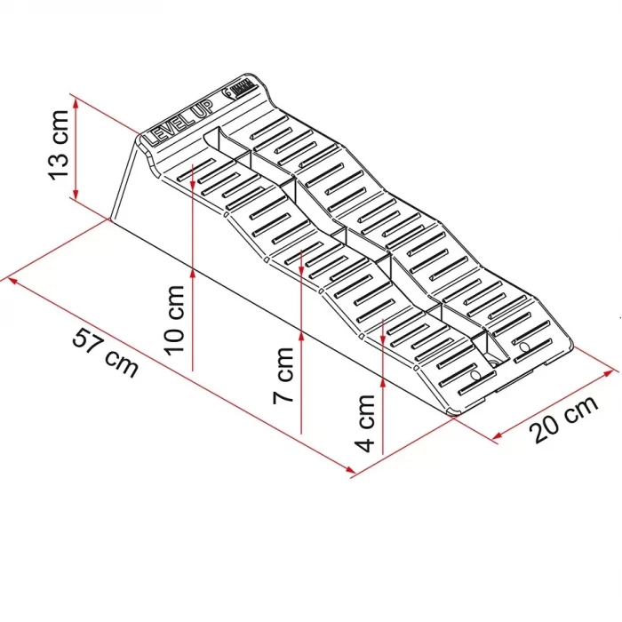 Fiamma Level UP Kılıflı Karavan Seviyeli Denge Takozu