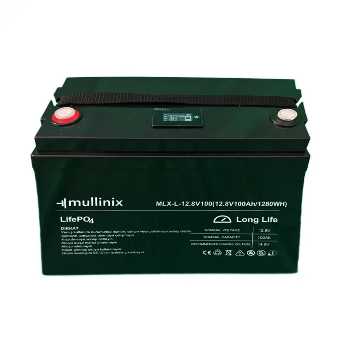 Mullinix 12V 100Ah 6000 Döngü Lifepo4 Lityum Akü
