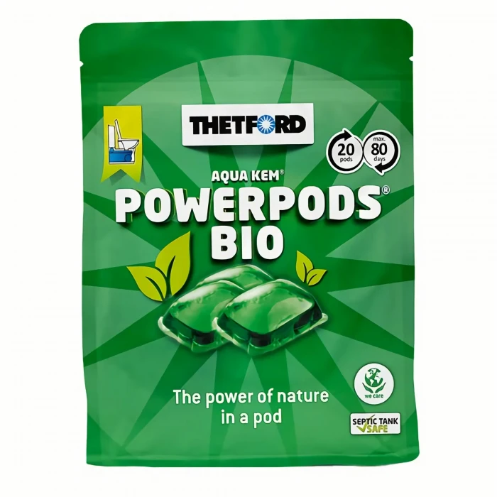 Thetford PowerPods Bio 20 Adet Karavan Atık Tankı Tuvalet Kimyasalı