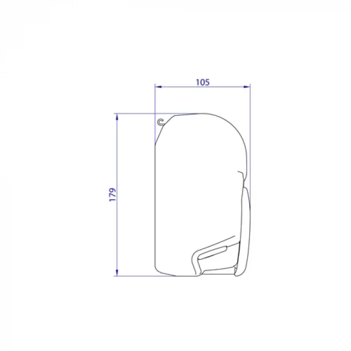 Thule Omnistor 8000 Gök Mavi Motorlu 220V 4.00 x 2.75m Duvar Tipi Karavan Tentesi
