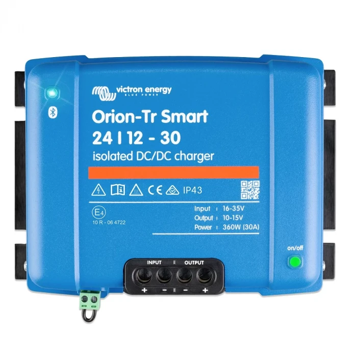 Victron Orion-Tr Smart 24/12 30A 360W İzoleli Alternatörden Akü Şarj Cihazı