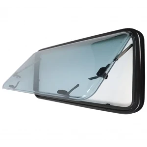 Berhimi 50x90cm Siyah Amortisörlü Karavan Camı / Pencere