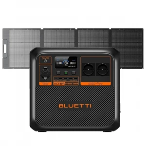 Bluetti AC180P 1440Wh + Bluetti 200W Solar Panel UPS Taşınabilir Güç Kaynağı