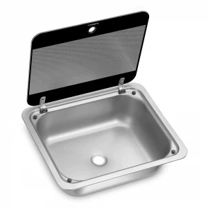 Dometic SNG 4133 Cam Kapaklı Kare Eviye