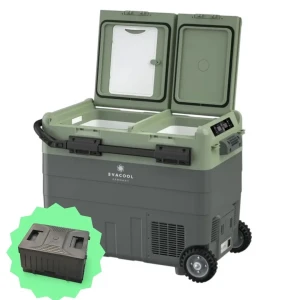 Evacool Eva HB55 Hybrid 50L 12-24V Kompresörlü Taşınabilir Soğutucu (Dahili Bataryalı)