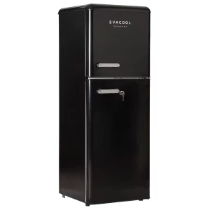 EvaCool Eva RM138 Retro Siyah 138Lt 12-24V Sabit Kompresörlü Karavan Buzdolabı