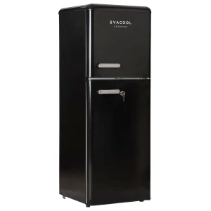 EvaCool Eva RM138 Retro Siyah 138Lt 12-24V Sabit Kompresörlü Karavan Buzdolabı