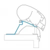 Dometic PR2000 Hobby 2014- Tente Montaj Braketi