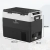Evacool EVA 55AX 12/24V 50L Çift Bölmeli Kompresörlü Taşınabilir Buzdolabı