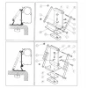Thule Omnistor 2000,4900,5200 Duvar Tente Montaj Braketi