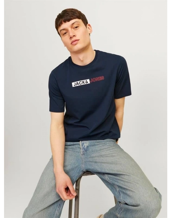 12233999 Baskılı Basic Erkek T-Shirt