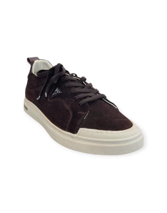 77855 Memory Foam Esnek Taban Hakiki Nubuk Deri Erkek Sneaker Kahve