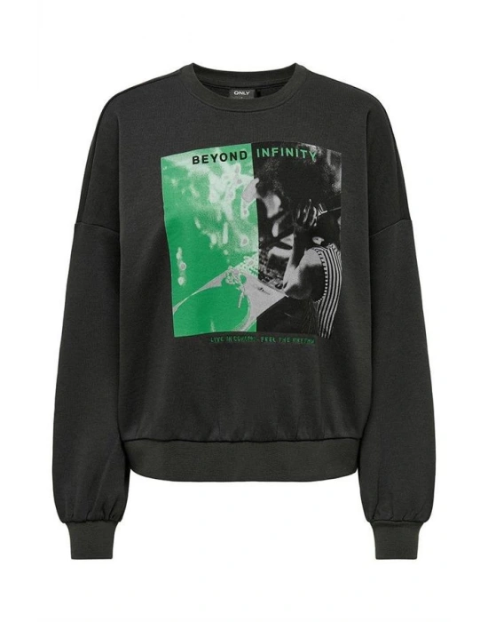 Baskılı Kadın Sweatshirt