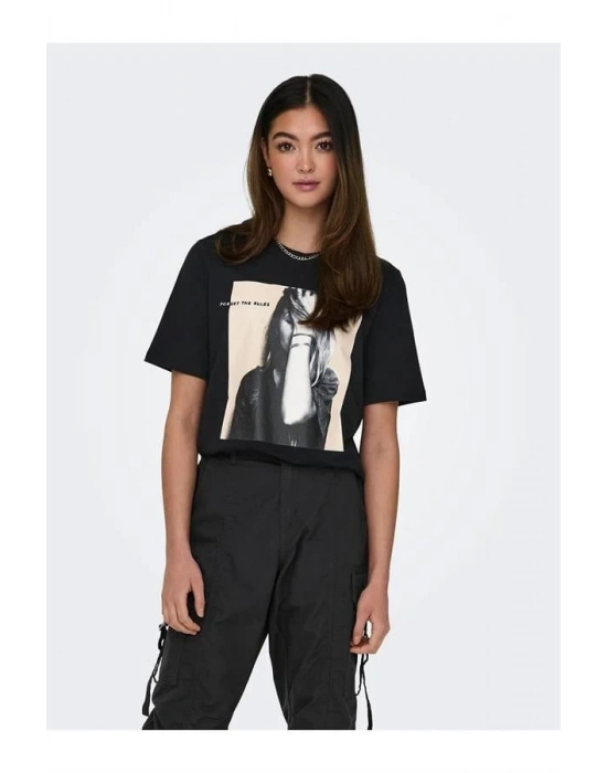Baskılı Kadın T-Shirt