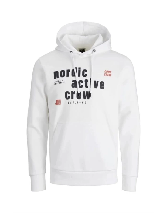 Baskılı Kapüşonlu Sweatshirt