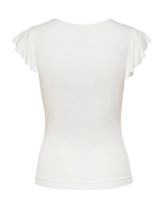 Büzgülü Kol Kadın T-Shirt