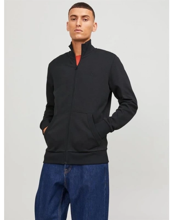 Cep Detaylı Pamuk Fermuarlı Sweatshirt