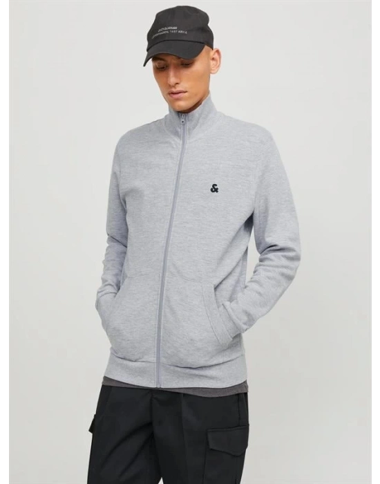 Cep Detaylı Pamuk Fermuarlı Sweatshirt