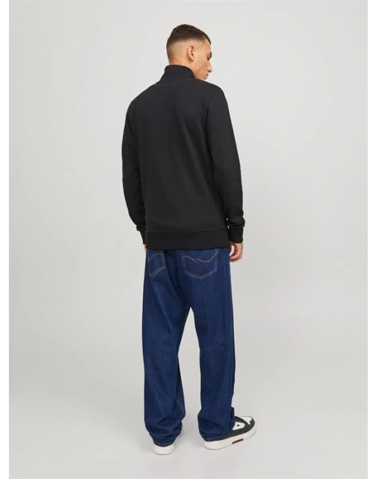 Cep Detaylı Pamuk Fermuarlı Sweatshirt