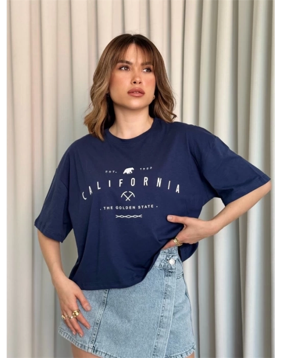 Clfrn Baskılı Kadın T-Shirt