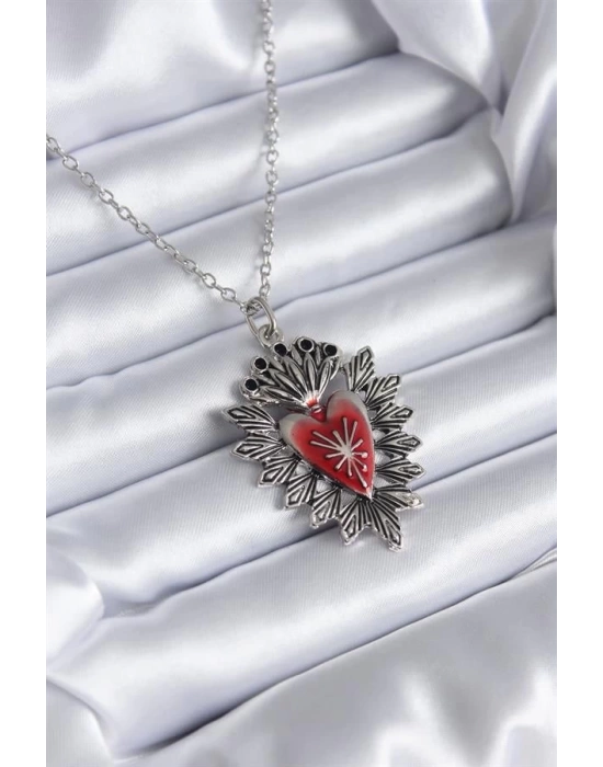 Gümüş Renk Paşabahçe Aksesuar Model Kadın Kolye