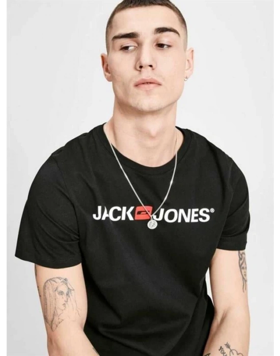 JJ 12137126 Baskılı Basic Erkek T-Shirt