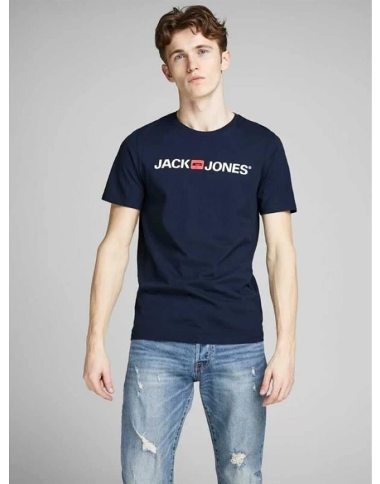JJ 12137126 Baskılı Basic Erkek T-Shirt