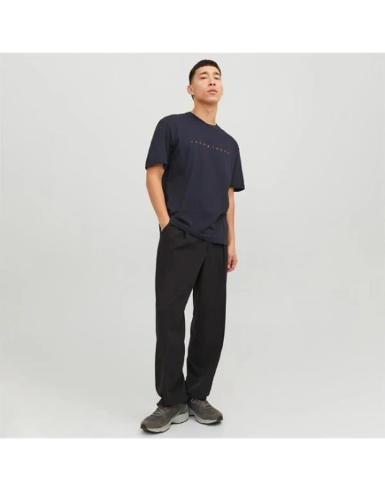 JJ 12234746 Basıc Bisiklet Yaka Erkek T-Shirt