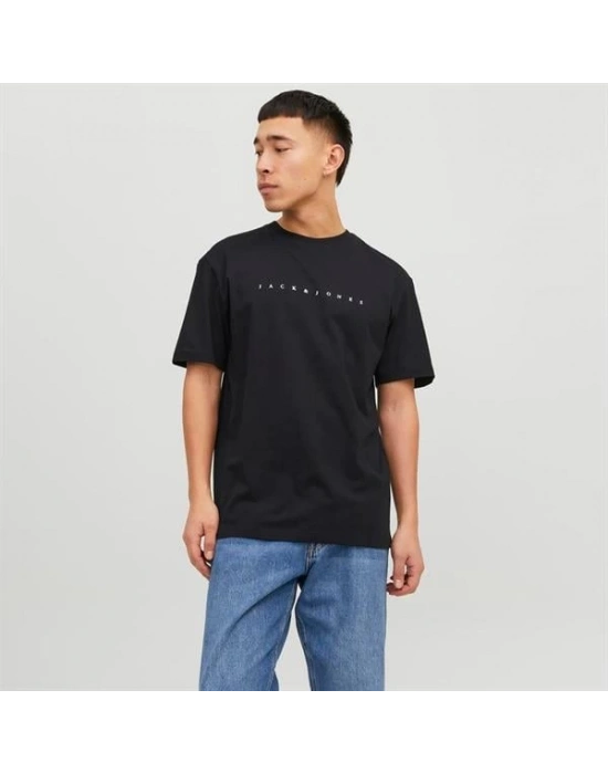 JJ 12234746 Basıc Bisiklet Yaka Erkek T-Shirt