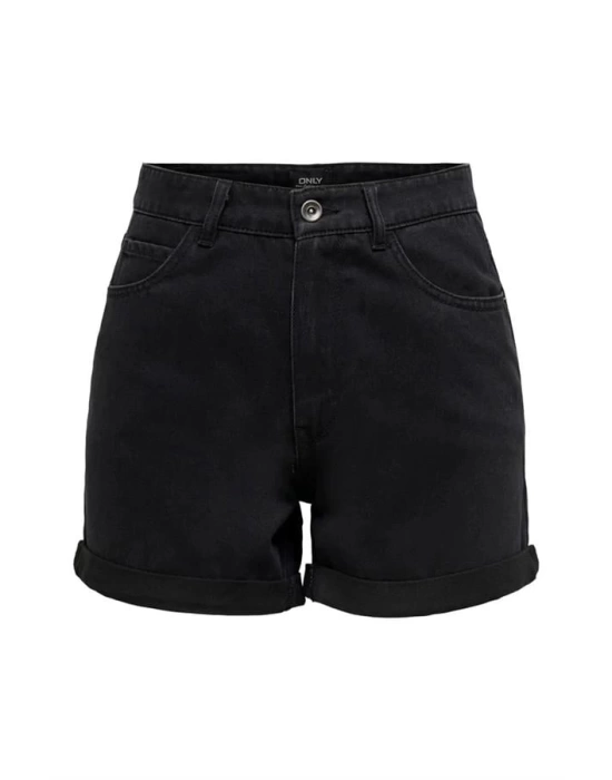 Kadın Onlvega Kot Şort Mom Shorts