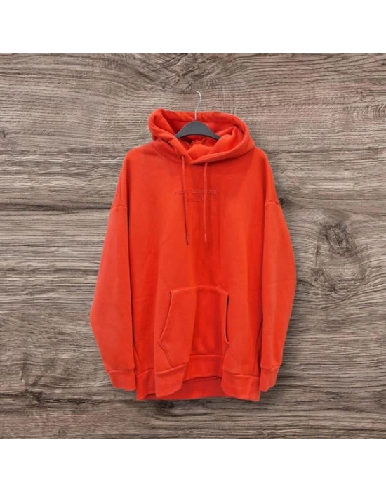 Kapüşonlu Oversıze Kanguru Cepli Erkek Sweatshirt