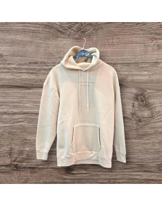 Kapüşonlu Oversıze Kanguru Cepli Erkek Sweatshirt