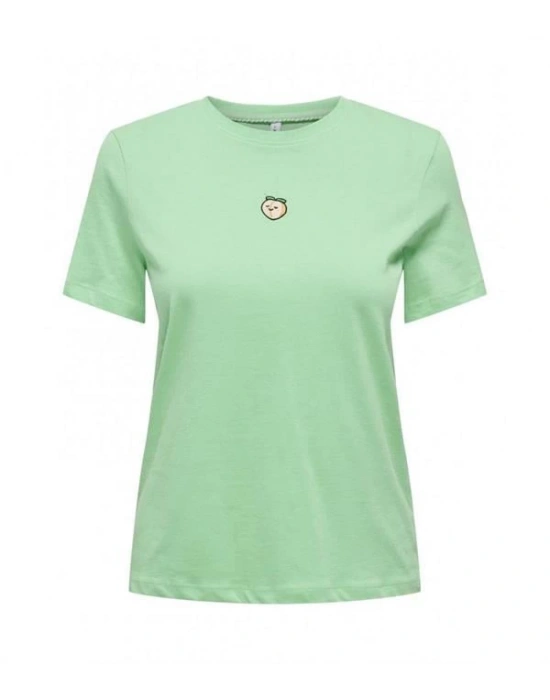 Karikatur Baskılı Basic T-Shirt
