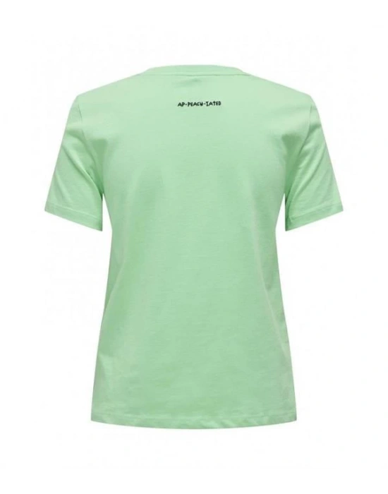 Karikatur Baskılı Basic T-Shirt