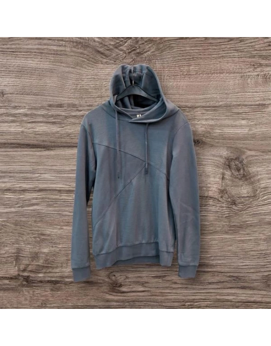 Lakınt Parçalı Kapşonlu Sweatshirt