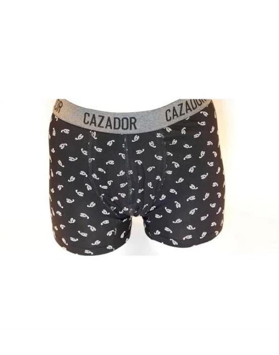 Likralı Tekli Boxer Gri