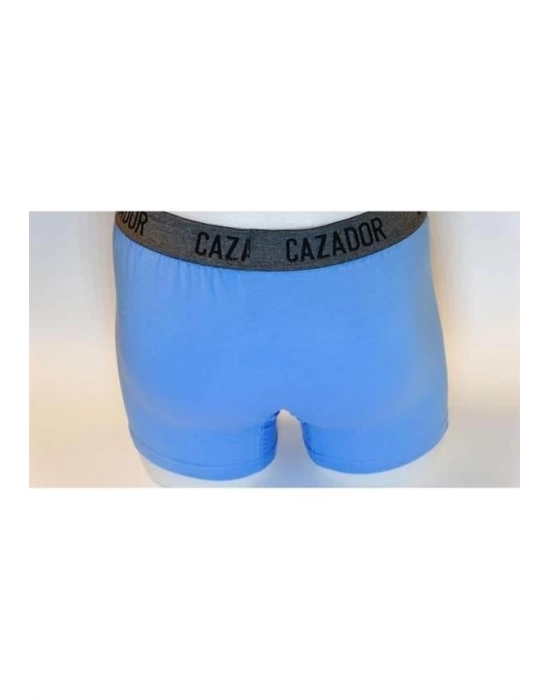 Likralı Tekli Boxer Gri