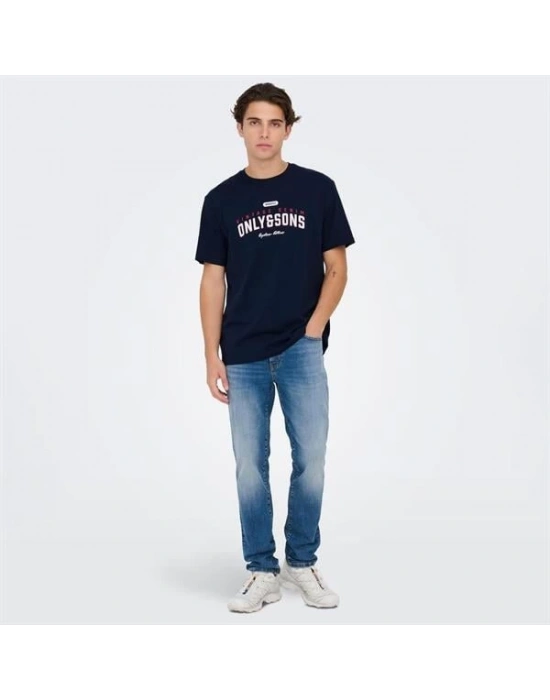Logo Baskı Erkek T-Shirt