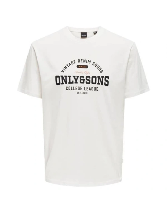 Logo Baskı Erkek T-Shirt