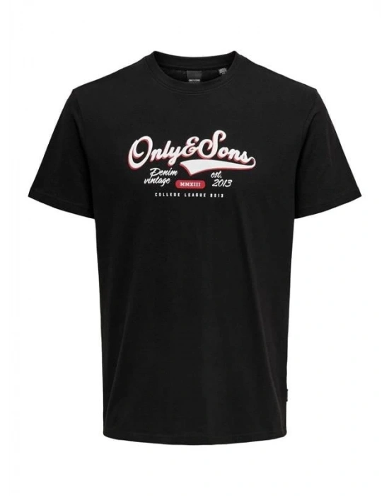 Logo Baskı Erkek T-Shirt
