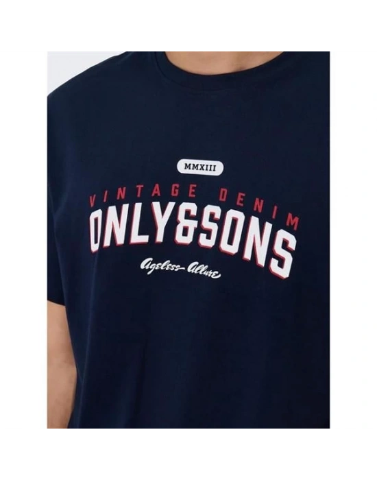 Logo Baskı Erkek T-Shirt