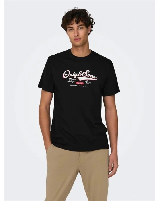 Logo Baskı Erkek T-Shirt